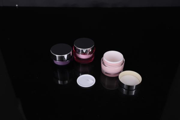 hand lip crystal pump empty square white Screen Printing Airless 30ml Cosmetic Cream Jars