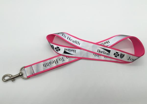 2.0*90cm Safety Buckle Glow In The Dark Lanyard For Business Gifts