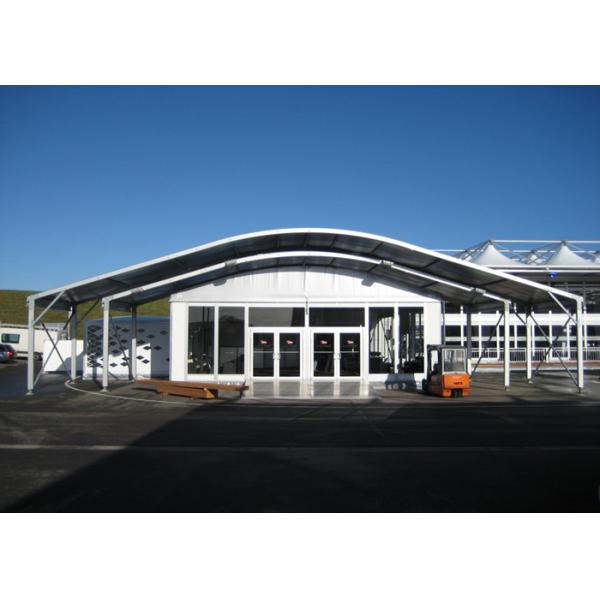 500 People Clear Tents For Weddings With Transparent PVC Roof Steel Frame Structure