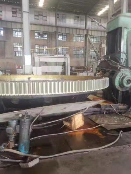 Diâmetro dente reto Ring Gear Rotary Kiln Gear Ring For Ball Mill de 100mm a de 16000mm