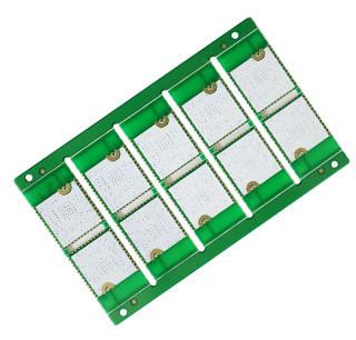 Half Hole HDI PCB Fabrication FR4 8mil Immersion Gold