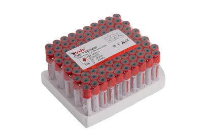 PET Red Top Clot Activator  Vacutainer 1ml - 10ml Plain Tube Clot Activator