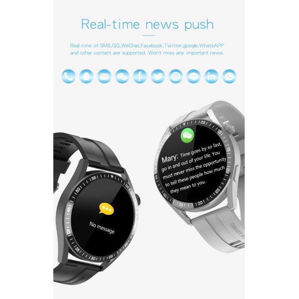 Eraysun Electronics Smart Watch WH8 Watch for Men Business Health Fitness Tracker Sleep Monitoring Mobile Sport Smart Watch