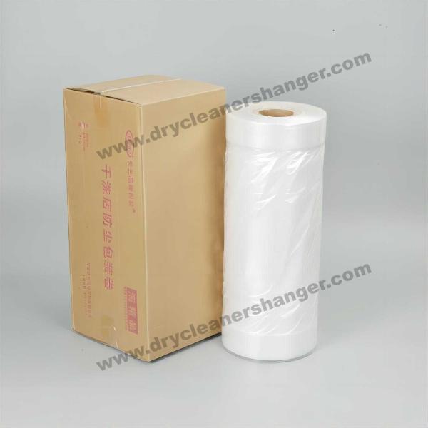 Transparent Perforated Poly Tubing Roll for Laundromats Customized plastic bag roll
