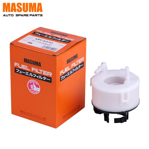 Filtre à carburant en plastique blanc pour HYUNDAI IX35 31112-3Q500 par MFF-K310 MASUMA Auto Parts