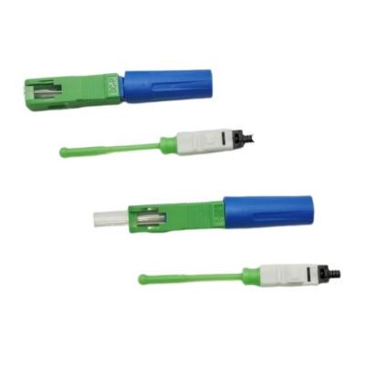 Conector rápido de fibra óptica para fusão a quente Tipo monomodo/multimodo FTTH Laser FTTX SC APC