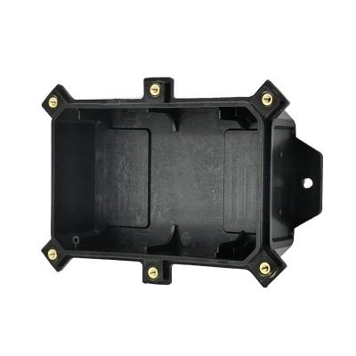 Black PA66 Precision Short Run Metal Insert Plastic Injection Molding Plastic Items