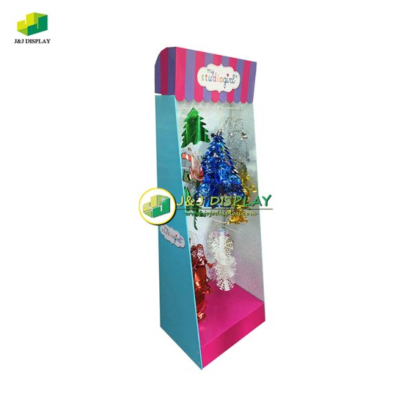 Exhibition POS Cardboard Display Lightweight Freestanding