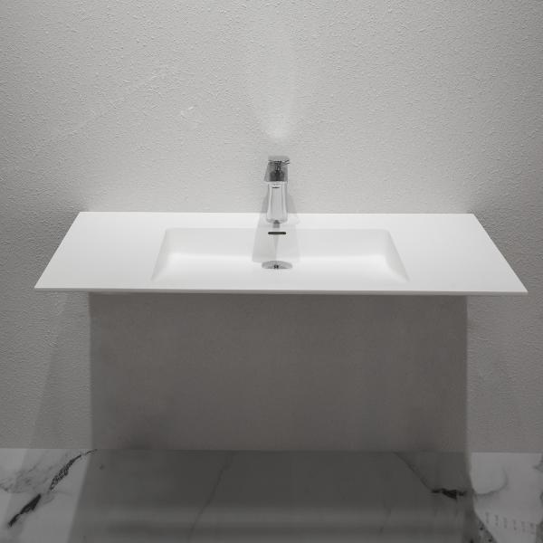 Indoor Wall Hung Wash Basin Corner Wall Mount Sink Home Hotel  Use