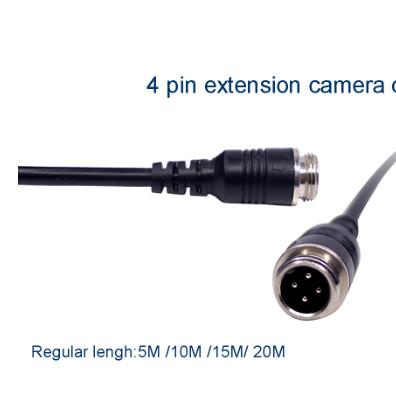 Male To Female Car Rear View Camera Extension Video Cable