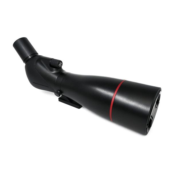 20-60x80 Long Distance Spotting Scope Single Focus with Porro Bak4 Prism
