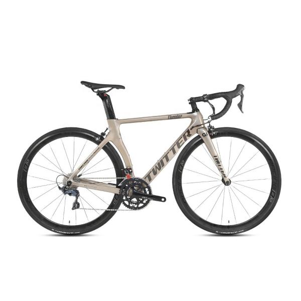 Lightweight Carbon Fiber Road Bike 700c for Men 22 Speed Hard Frame Hubs F24*R24 Holes Twitter Racing