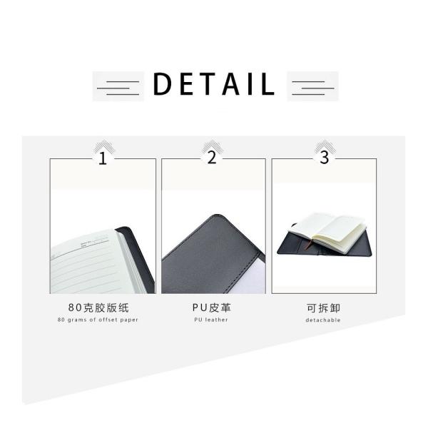 Double Sided Sublimation Leather Detachable Binder Notebook A5 A6 Sublimation Notebook Covers Blanks