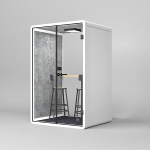 White Two Person Pod Modern Soundproof Meeting Booths For Consultation And