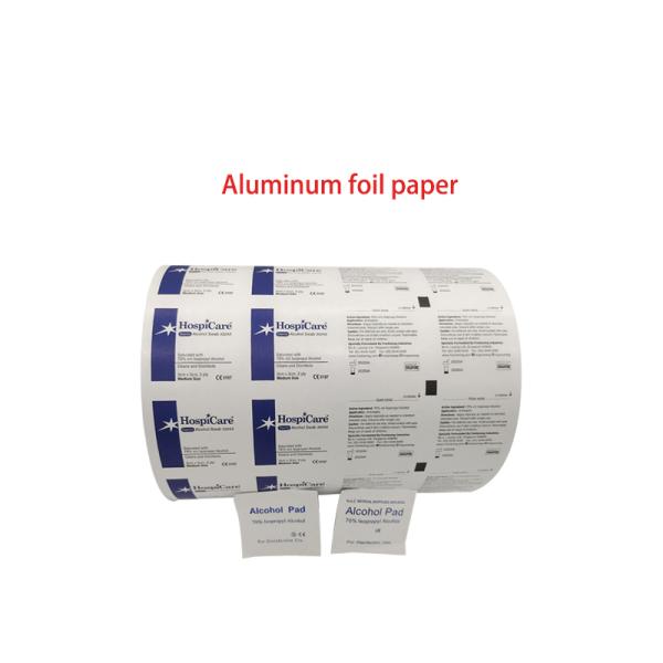 Flexographic Printing Pharmaceutical Aluminum Foil for Iodine Wipes Packaging Material