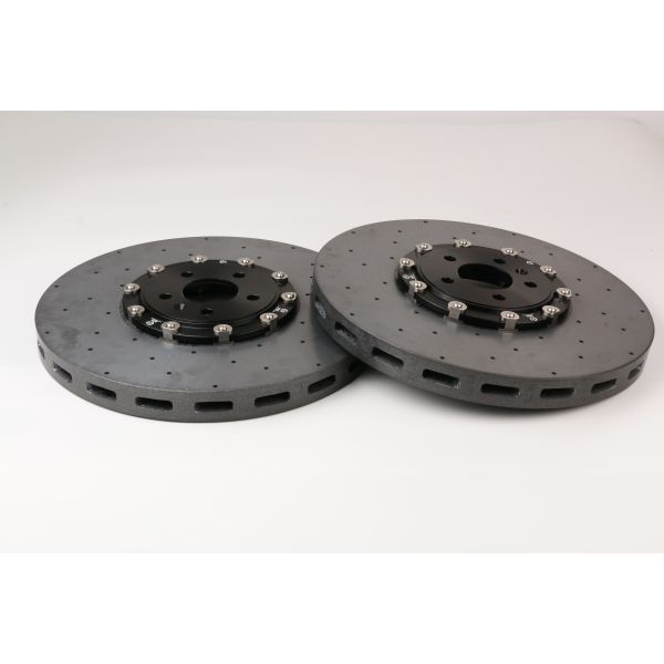 HEUR Brake Front Carbon Ceramic Brake Discs 420*40mm  Set for Audi RS6