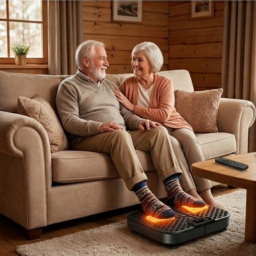 Foot Machine Promoting Blood Flow Electric Shiatsu Vibration Foot Massager