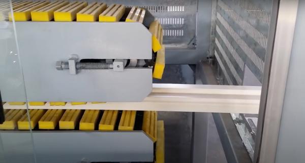 PVC Window Frames Extrusion Line With 22KW Motor Power And Custom Profile Size According To Drawings