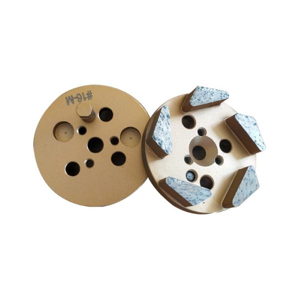 5 Segment Diamond Concrete Grinding Block For Coating Removal And Concrete Preparation