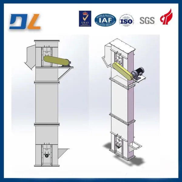 Y3716 Hopper Elevator Tloose Material Hoist