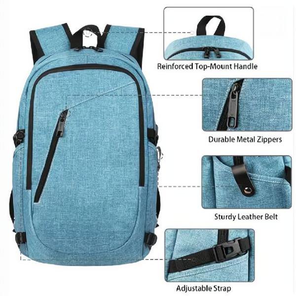 Durable Business Laptop Backpack Anti Theft Travel Bags Backpack With Lock