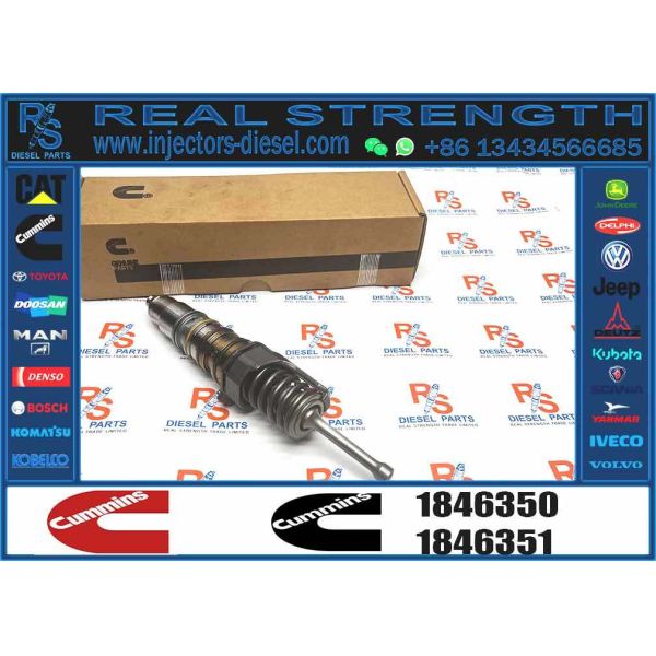 High Quality New Common Rail Injector Assembly 1846350 with Engineering Price for S-cania C-ummins 6-month After-sales Service