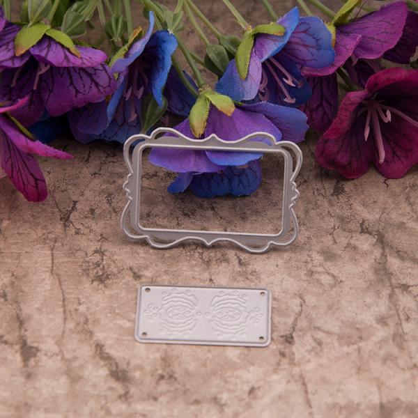 Scrapbook DIY album card frame Die Maker Cutting Die cut stencils DM-802