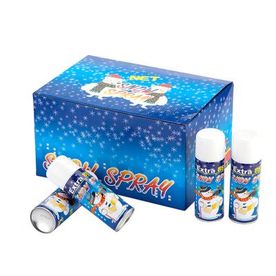 Christmas Artificial Snow Spray Can 750ml Tinplate Fake Snow Aerosol Can