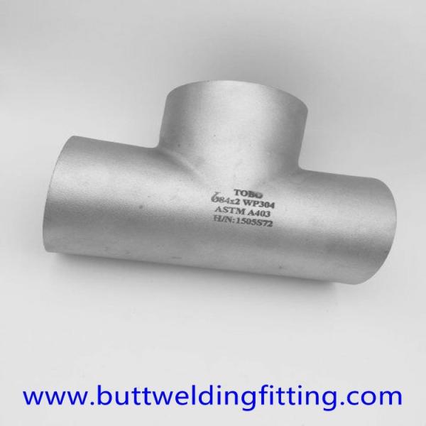 Conector igual de aço inoxidável da maneira da polegada ASME B16.9 3 do T 10 dos encaixes de tubulação SUS304