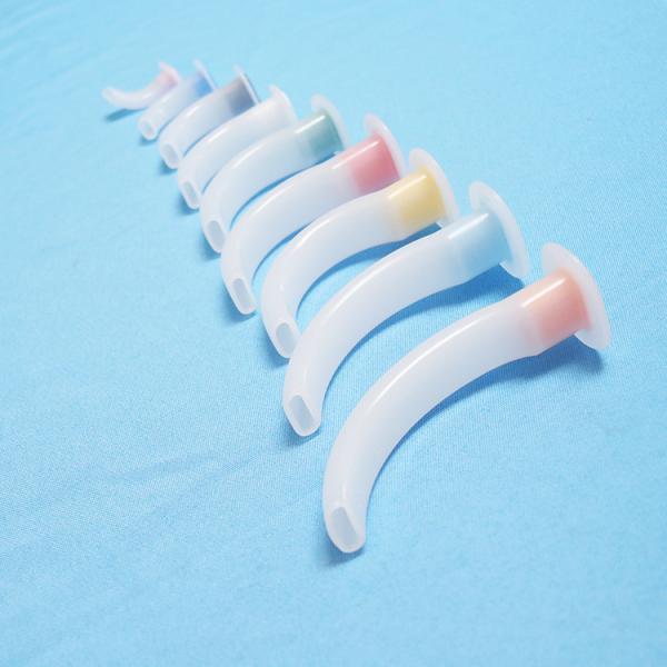 High quality different sizes 40mm-120mm color code medical paryngeal guedel airway for single use