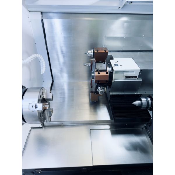 HT08-350 550 750 CNC Turning Center 420mm Max Machining Diameter MT-5 Tailstock