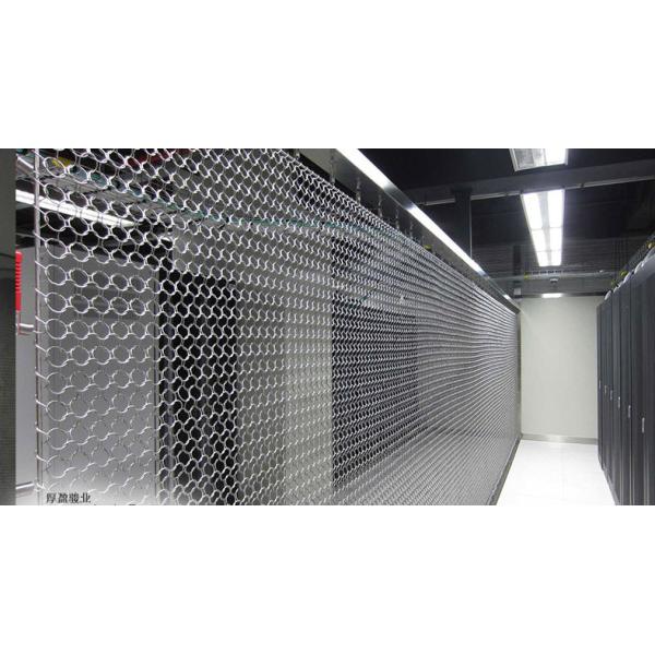 ткань сетки кольца металла цвета Дя 20мм ОД 2ММ золотая для занавеса гостиницы металлического