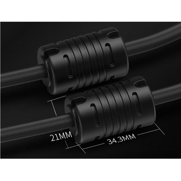 Popular Black 4.5 MM 15pin ROHS VGA cable  Male To Male Cable for computer 1.5m2m3m