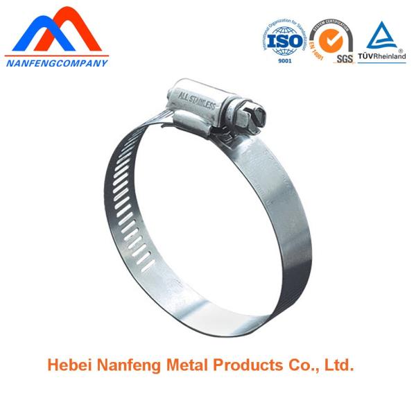Estrutura da pinça de mola de prata OEM pinças metálicas personalizadas para tubos de aço inoxidável