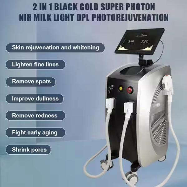 Máquina de depilación y rejuvenecimiento de la piel DPL IPL OPT