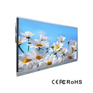 Placa inteligente eletrônica multitoque infravermelha com software de ensino caneta de toque