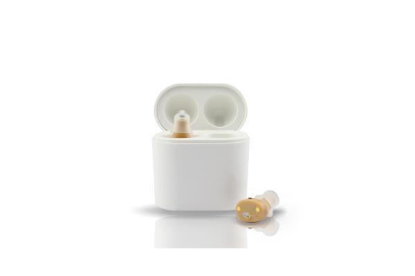 1.4cm Rechargeable Hearing Aids Mini Digital Invisible Hearing Aid CIC Small Sound Voice Amplifier Enhancer Left & Right