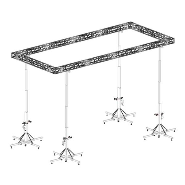 Système de levage 200kg - alliage d'aluminium de tour de botte du soutien au sol 500kg