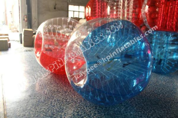 PVC Half colour Bumper ball,Bubble Soccer ball,human zorbing ball,Hamster Ball for adult