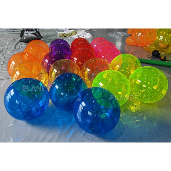 Boule transparente gonflable géante translucide colorée pour la décoration