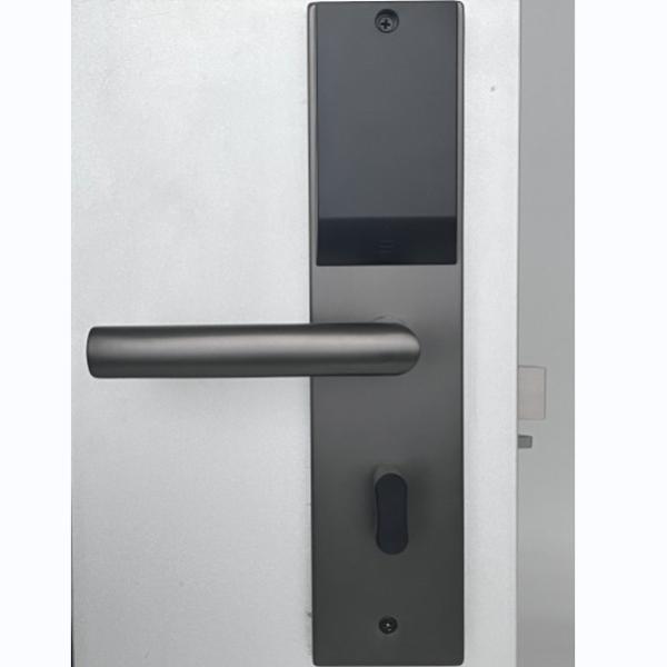 High Security Smart Hotel Lock Black Electronic Card Door Lock