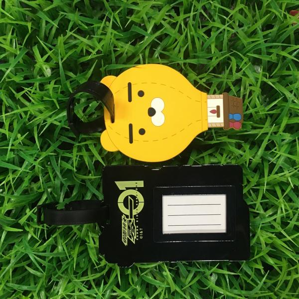 Hot SellingSoft Pvc Waterproof Travel Luggage Tag; Anime figure/cartoon character PVC travel Luggage tag