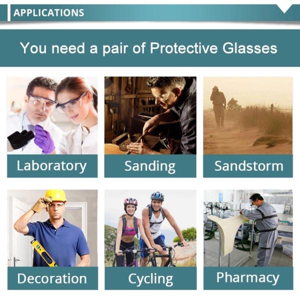 Durable Medical Protective Goggles , Anti Fog Eye Protection Goggles