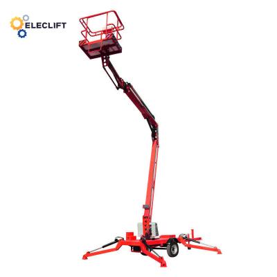Self Propelled 60 Ft Telescopic Boom Lift Truck Diesel Powered