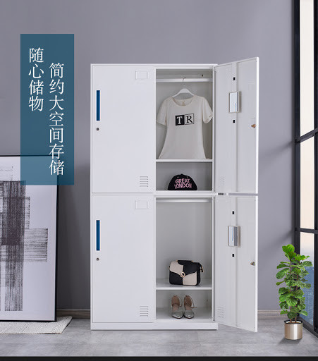 0.5-1.2mm Width Quality 4 Door Steel Locker For Gym School Swimming Pool