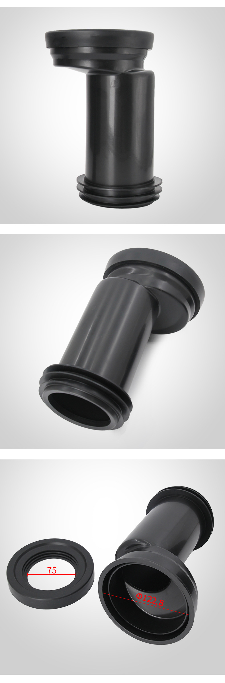 The Curved Pipe Connecting The Water Inlet Pipe For Flushing To The Dark Box Of The Bathroom Toilet.