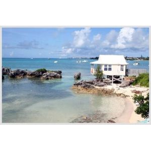 Prefabricated Bali Bungalow , Vanuatu / Light Gauge Steel Framing System Thailand Overwater Bungalows For Hotel