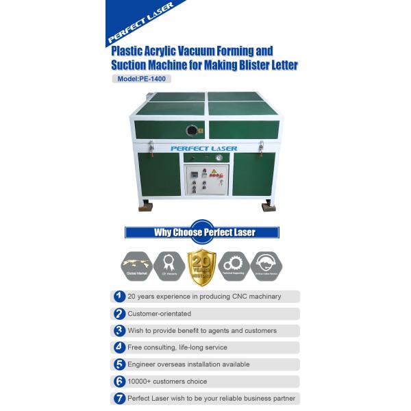 Акриловый вакуумный гибочный станок ПЭМ-1400 для изготовления слов в волдырях