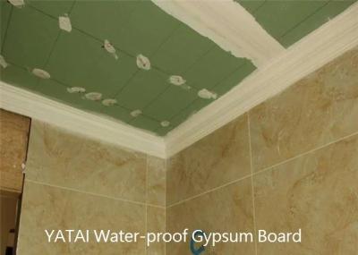 12.5mm Thickness Waterproof Gypsum Board Easy No Stress Installation