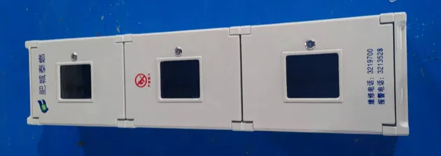 Outdoor 3-Position SMC Gas Meter Box with Patent&UV-Resistant